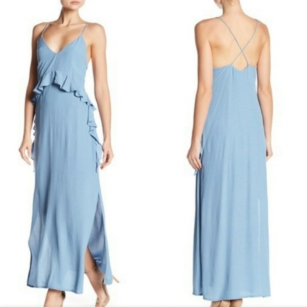 Elliat Rapture Ruffle Maxi Dress M NWT